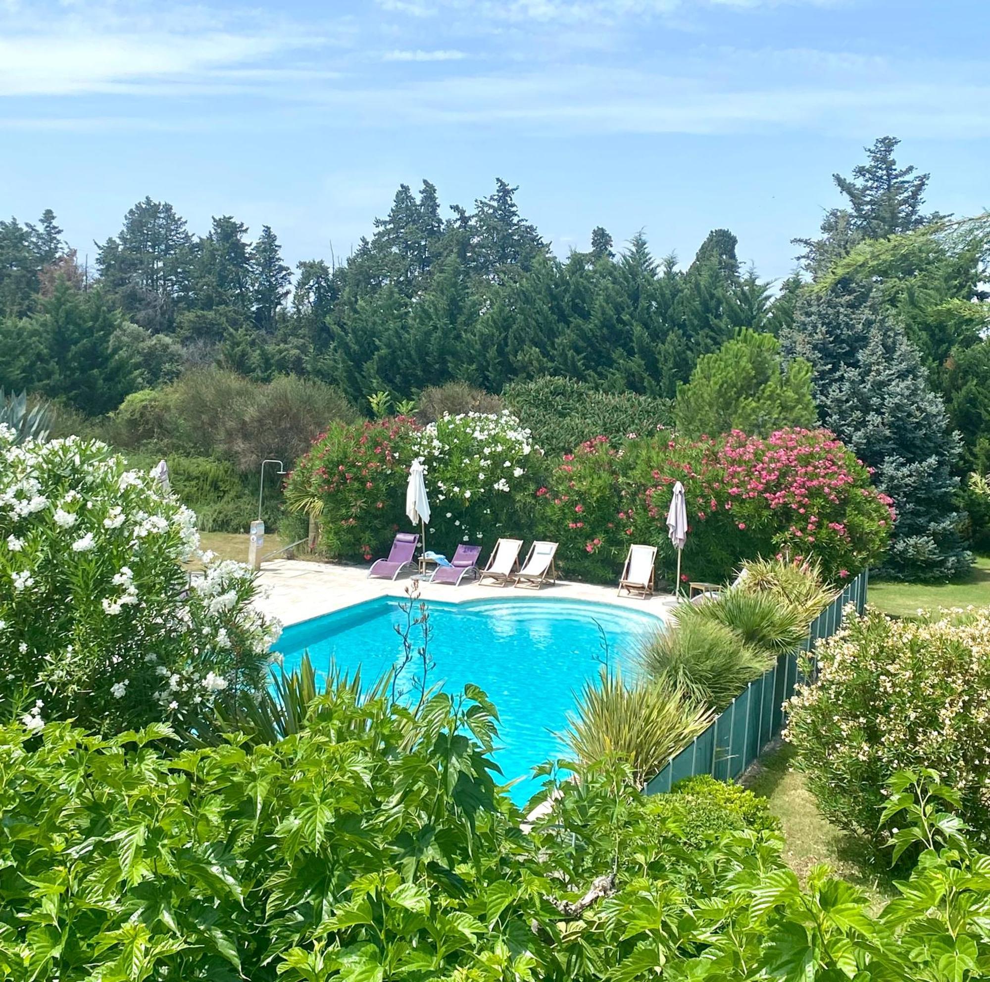 Mas Les Fleurs D'Hilaire Bed & Breakfast Monteux Exterior photo